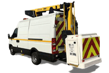Minibus Hire Fareham - 12.5M Cherry Picker 3.5T - Van hire Fareham
